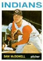1964 Topps Baseball Cards      391     Sam McDowell